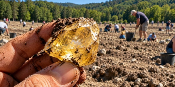 ABD’deki Crater of Diamonds Eyalet Parkı’nda Yıllar Boyunca Büyük Elmaslar Bulundu